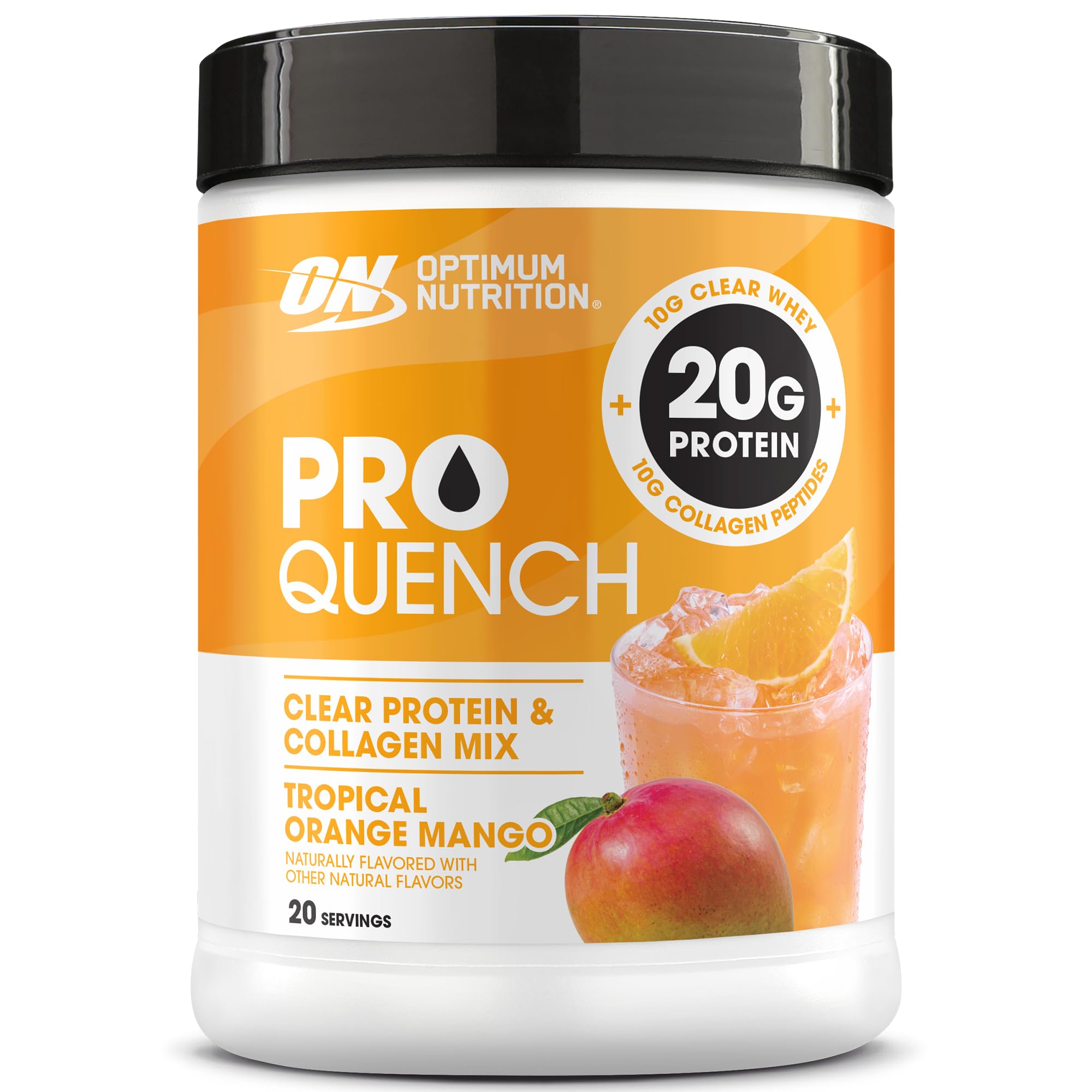 ダイエットドリンク MANGO & COLLAGEN Amazon.com: Optimum Nutrition Pro Quench Clear Protein Powder